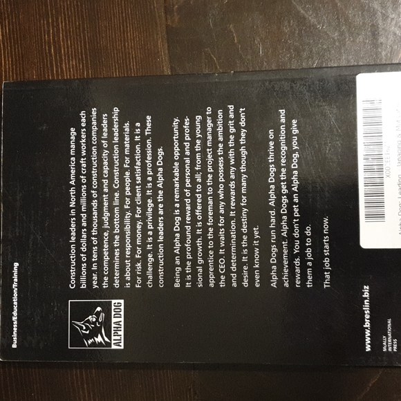 Alpha Dog, Leading, Managing & Motivating in the construction industry. - Picture 2 of 5